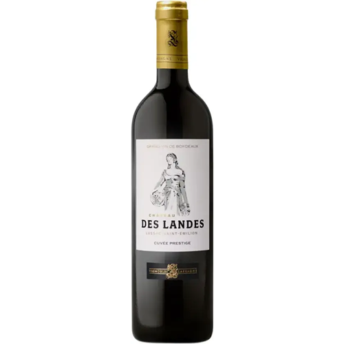Вино Chateau des Landes, "Cuvee Prestige", Lussac-Saint-Emilion AOC, 2019