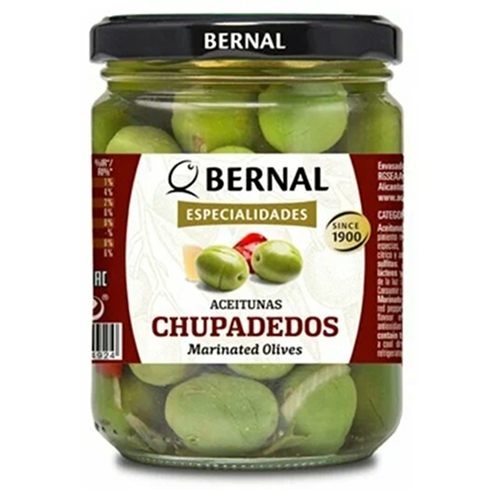 Оливки CHUPADEDOS  Bernal с/к  436 гр
