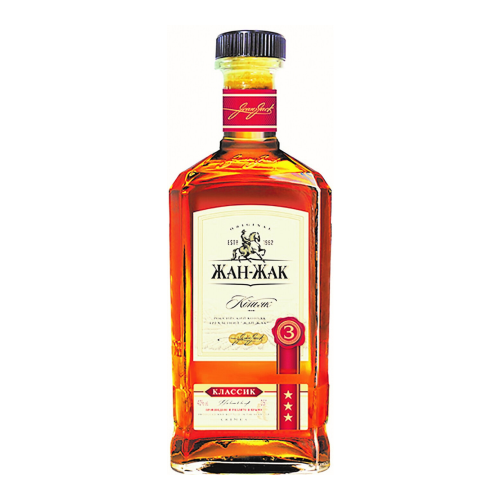 Коньяк "Жан-Жак" Классик, 3 звезды, 0.5 л