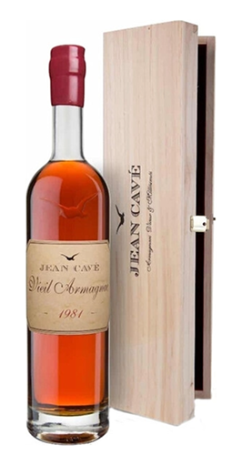 Бренди "АРМАНЬЯК ЖАН КАВЕ ВЬЕЙ", год урожая 1981 п/у 0,7 л Франция