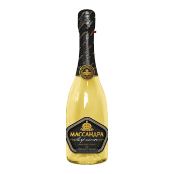 Игристое вино Массандра, "Крымское" Белое Брют
