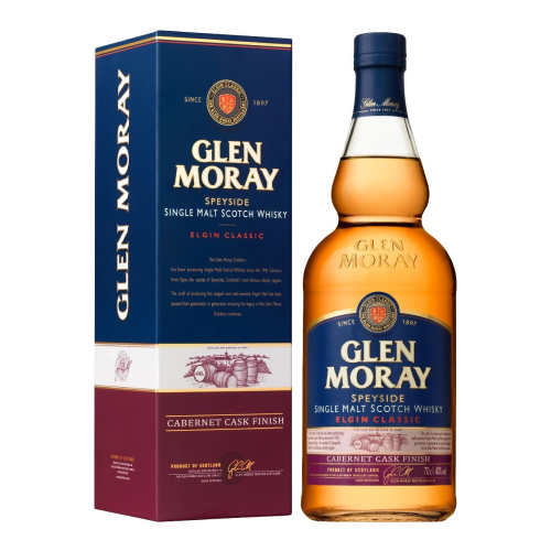 Виски "Glen Moray" Elgin Classic Cabernet Cask Finish, gift box, 0.7 л