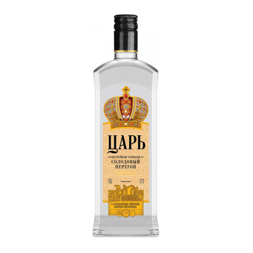 Ликер "Царь" Солодовый Перегон Настойка Горькая, 0.5 л