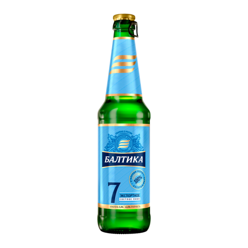 Пиво "Балтика №7" Экспортное, 0.47 л