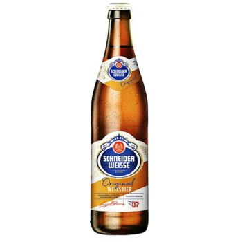 Пиво Шнайдер Вайсс Оригинал Вайссбир ТАП 07 темное непаст нефильтр неосв 0,5 л/20 СТЕКЛО 5,4% Герм