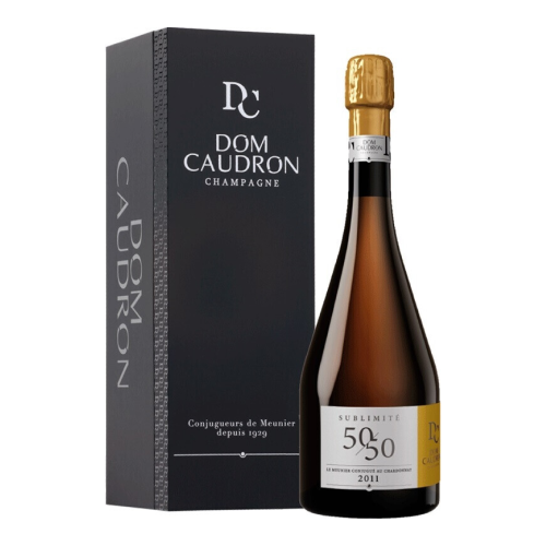 Шампанское Dom Caudron, "Sublimite" 50/50 Brut, Champagne AOC, 2011, gift box