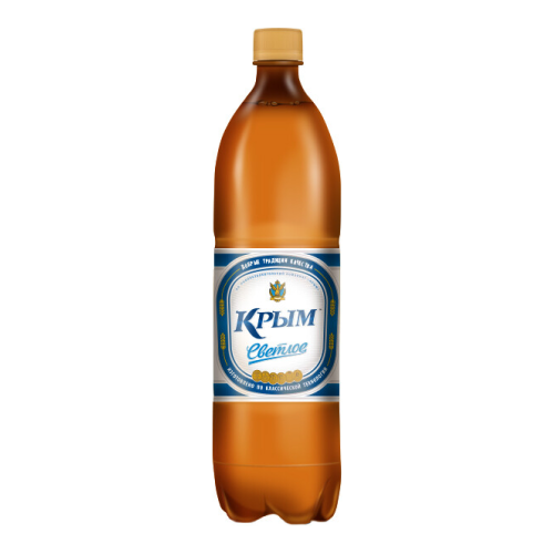 Пиво "Крым" Светлое, ПЭТ, 1.3 л