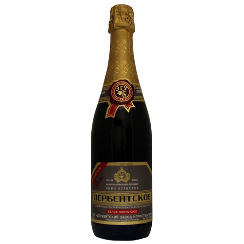 Игристое вино "Дербентское" полусухое 0,75 л.