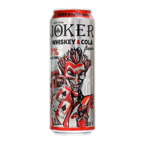 Коктейли "Голден Джокер" со вкусом Виски и Колы, в жестяной банке, 430 мл