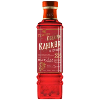 ДЕМИРОФФ ДЕ ЛЮКС НА КАРЕЛЬСКОЙ КЛЮКВЕ Водка особая 0,25л/20 Россия