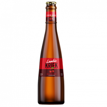 Пивной напиток пастеризованный нефильтрованный осветленный с соком вишни "ЛАМБИК КРИК" 0,45 л ст/б 5%  Россия