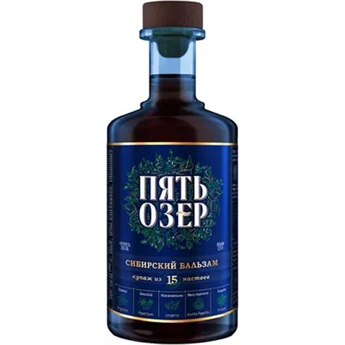 Ликер "Пять Озер" Сибирский бальзам, 0.5 л