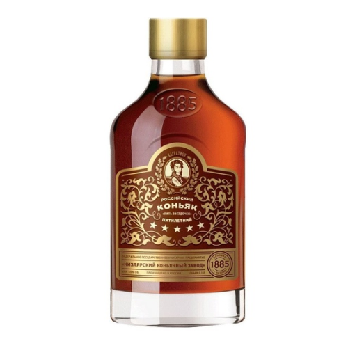 Коньяк Российский Пять звездочек 0.1 л