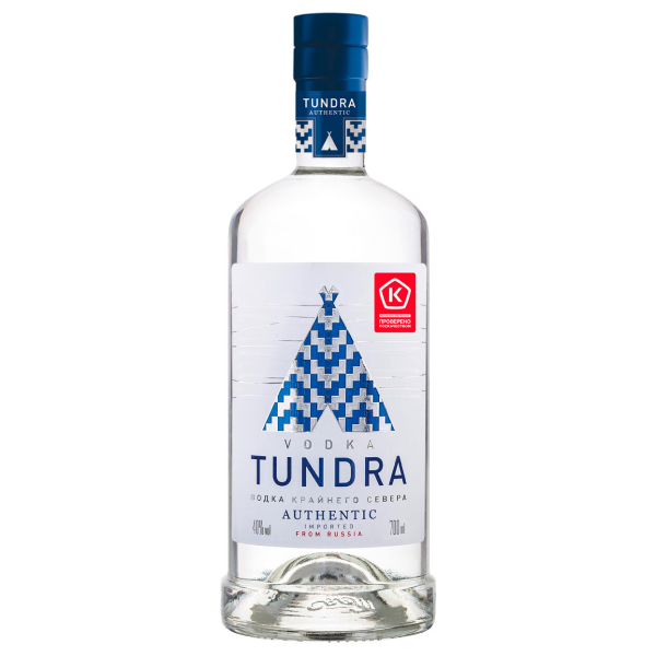Водка "Тундра" Аутентик, 0.7 л
