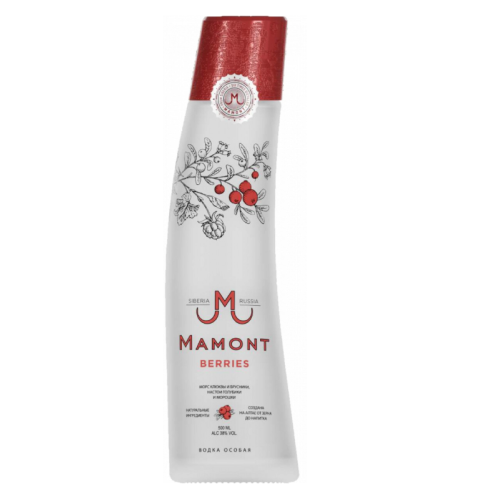 Водка особая "МАМОНТ Беррис" 0,5 л Россия