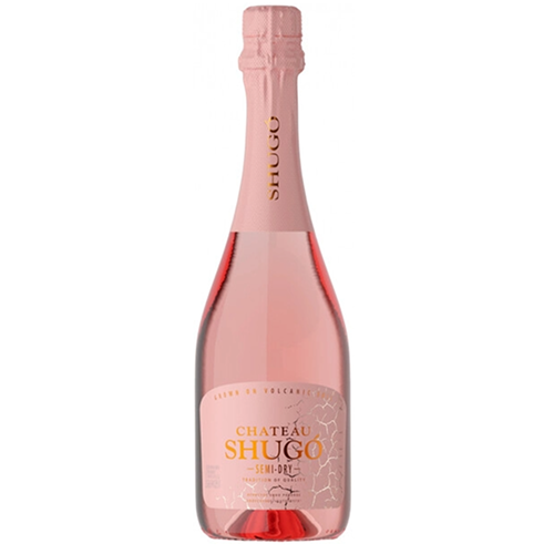 Игристое вино полусухое розовое "Шато Шуго" 0,75 л Россия