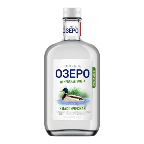 Водка "Голубое озеро" Классическая, 0.5 л