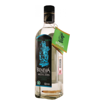 Мескаль "Beneva" Joven, Mezcal con Gusano de Maguey, 0.7 л