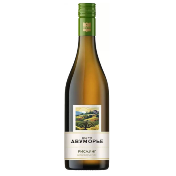 Вино полусухое белое ординарное "ШАТО ДВУМОРЬЕ РИСЛИНГ" 0,75 л Россия
