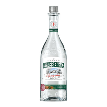 Водка "Зимняя деревенька" Кедровая на солодовом спирте, 250 мл