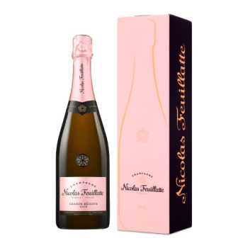 Шампанское Nicolas Feuillatte, Brut Grande Reserve Rose, gift box