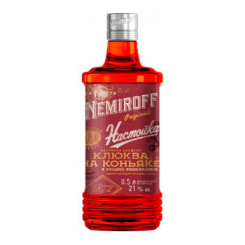 Ликер "Nemiroff" Cranberry with Cognac, 0.5 л