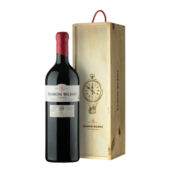Вино Ramon Bilbao Crianza (wooden gift box) 2019 г 3 л.
