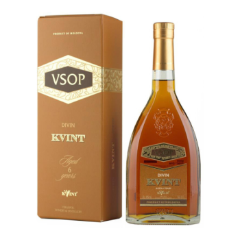 Коньяк Kvint VSOP, 6 years old, gift box, 0.5 л