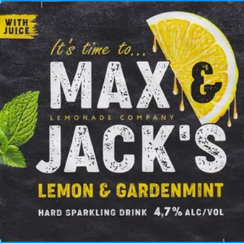 Напиток, изготовленный на основе пива "МАКС ЭНД ДЖЭКС ЛИМОН-МЯТА" нефильтрованный осветленный пастеризованный  0,43 л ж/б 4,7%