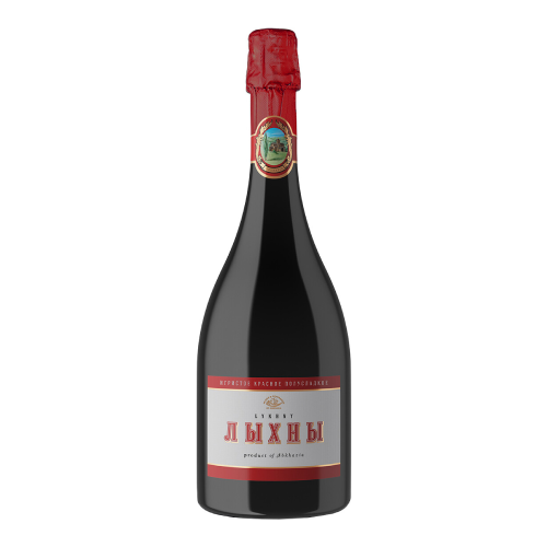Игристое вино "Лыхны" Красное полусладкое