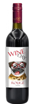 Вино ординарное полусладкое красное серия Wineday 0,75 л Россия