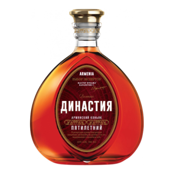 Коньяк "Великая Династия" Выбор экспертов Армянский 5-летний, 0.5 л