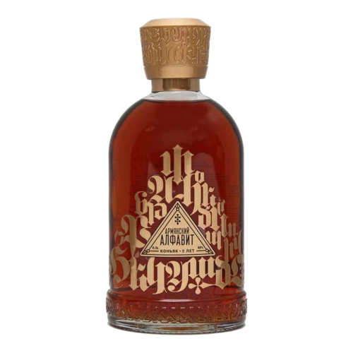 Коньяк "Армянский алфавит" 8-летний, 0.5 л