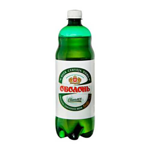 Пиво Оболонь, светлое, 4,5%, 1,42 л