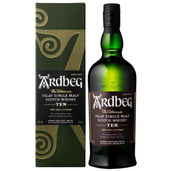 Виски "Ardbeg" 10 YO, in gift box, 0.7 л