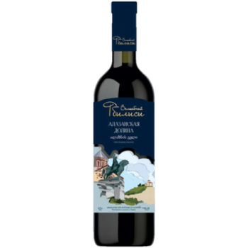 Вино Волшебный Тбилиси Алазанская Долина красное п/слад 0,75л