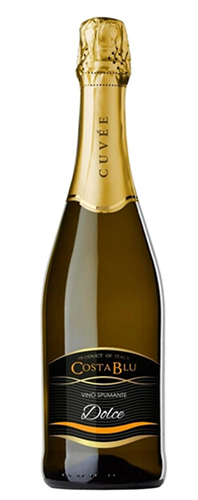 Вино игристое белое полусладкое "Коста Блю Дольче" 0,75 л Италия