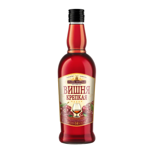 Алкогольная продукция плод. СТАНИЦА ФРУКТОВАЯ ВИШНЯ КРЕПКАЯ 14% КР. П/СЛ. 0,5Л