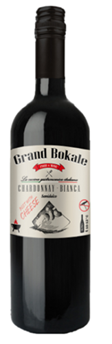 Вино ординарное полусладкое белое "Шардоне-Бианка" "ГрандБокале" 0,75 л Россия