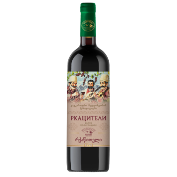 РКАЦИТЕЛИ Вино полусладкое белое ординарное 0,75л/6 Россия