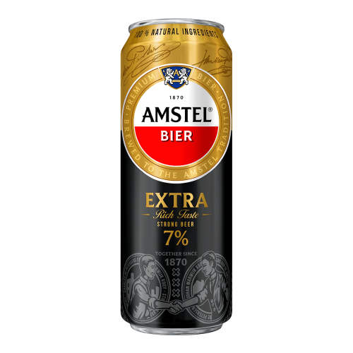 Пиво "Амстел Экстра" 0,43л ж/б 7%