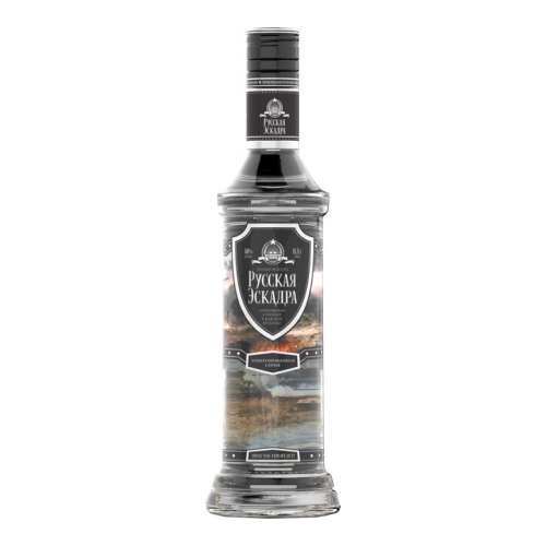 Водка "Русская Эскадра" Танк, 0.5 л