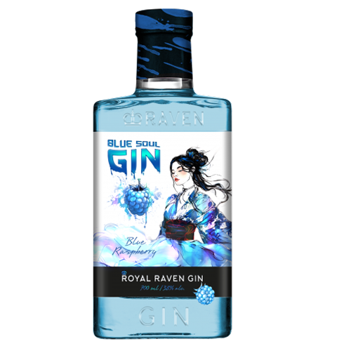 Джин "РОЯЛ РЕЙВЕН БЛЮ СОУЛ" 0,7 л Россия