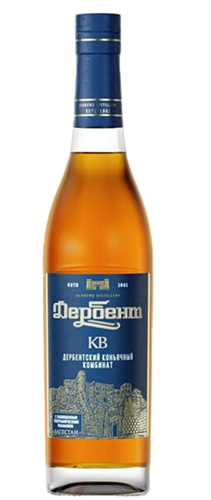 Коньяк выдержанный "КВ" "Дербент" 0,5 л Россия