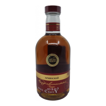 Коньяк "Поздравительный Черри 5-летний, 0.5 л