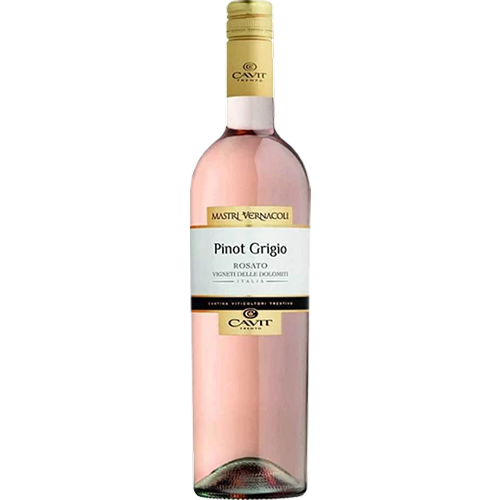 Вино "Mastri Vernacoli" Pinot Grigio Rosato, Vigneti delle Dolomiti IGT, 2023