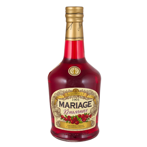 Настойка сладкая "МАРЬЯЖ КОНЬЯЧНАЯ МИНДАЛЬ" 0,5 л Россия