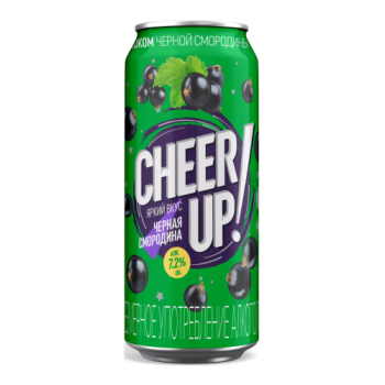 Сидр "Чир Ап!" Черная Смородина, в жестяной банке, 0.45 л