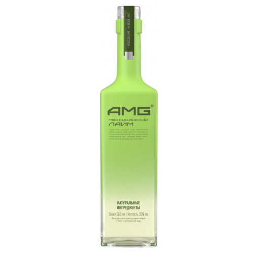 Ликер "АМГ" Мексиканский Лайм, настойка полусладкая, 0.5 л