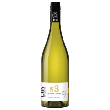 Вино "Uby" №3 Colombard-Sauvignon, Cotes de Gascogne IGP